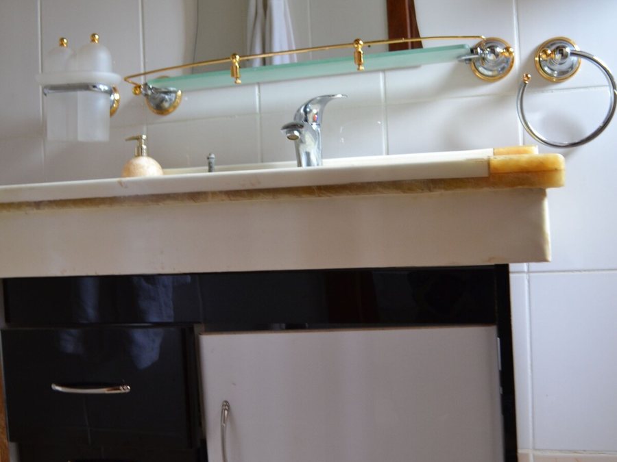 Salle de bain marbre